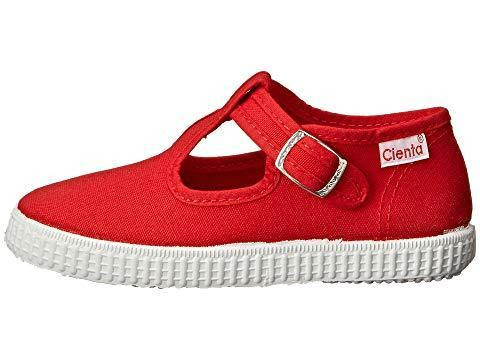 Cienta T-Strap Shoe - Red | JoJo Mommy