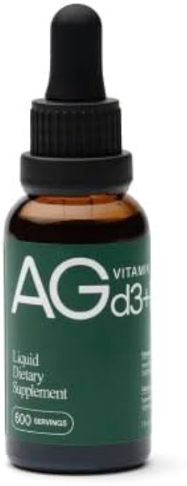 Athletic Greens 1oz Bottle of Vitamin d3+k2 Liquid Dietary Supplement | Amazon (US)