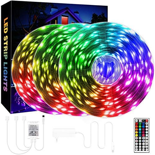 QZYL 75ft LED Lights for Bedroom, RGB LED Strip Lights for Living Room, Party Decor with Dimmable... | Amazon (US)