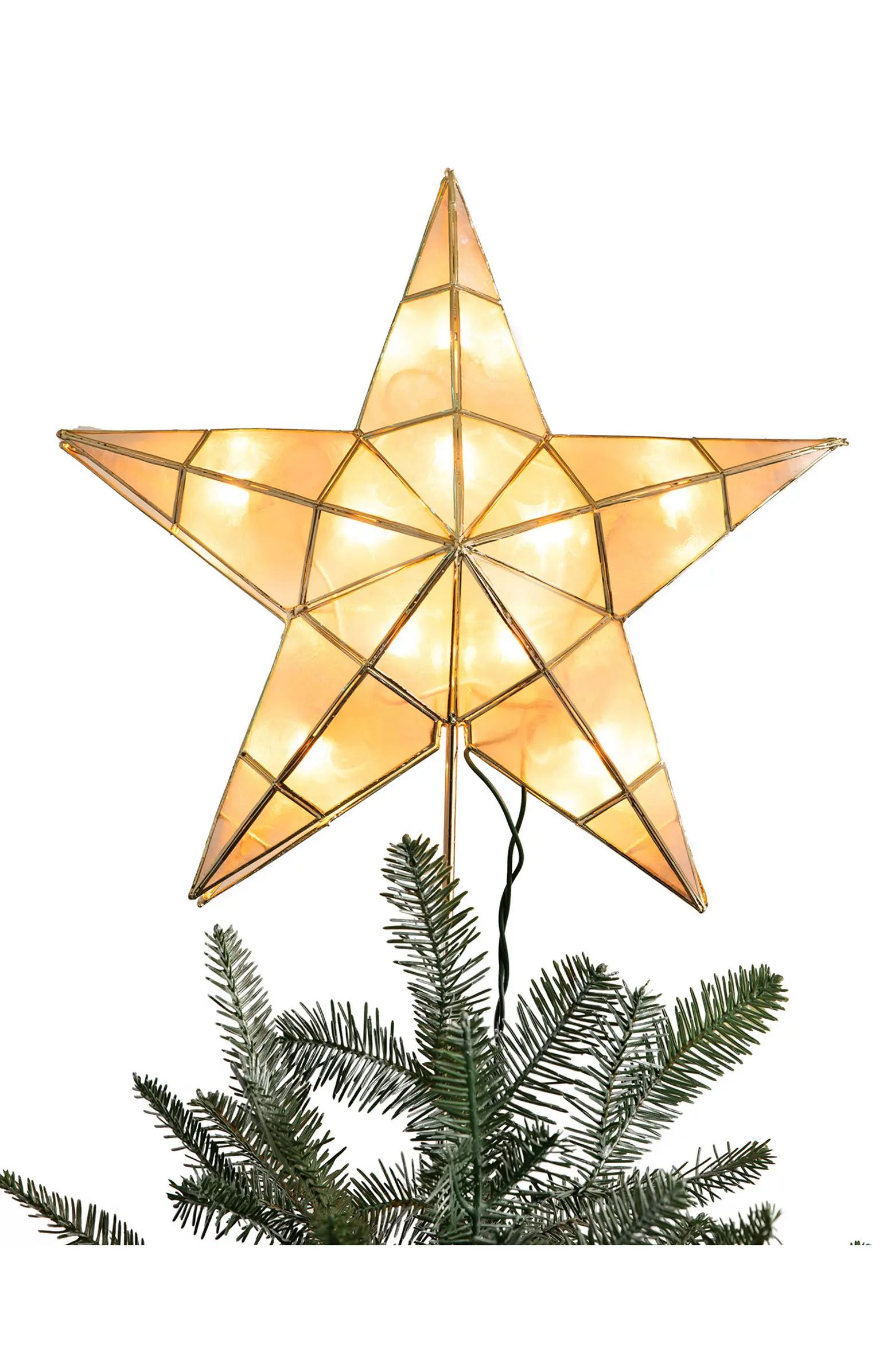 Balsam Hill Capiz Star Light Tree Topper | Nordstrom | Nordstrom