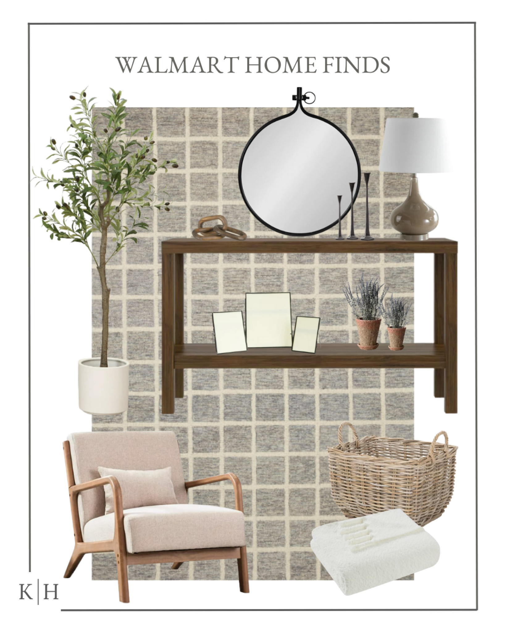 I love these Walmart finds! This console table is on major sale for only $58, and I love these accessories as well! These wicker baskets by the Kuoboo brand are very high quality, and I highly recommend! 

#LTKstyletip #LTKFind #LTKhome