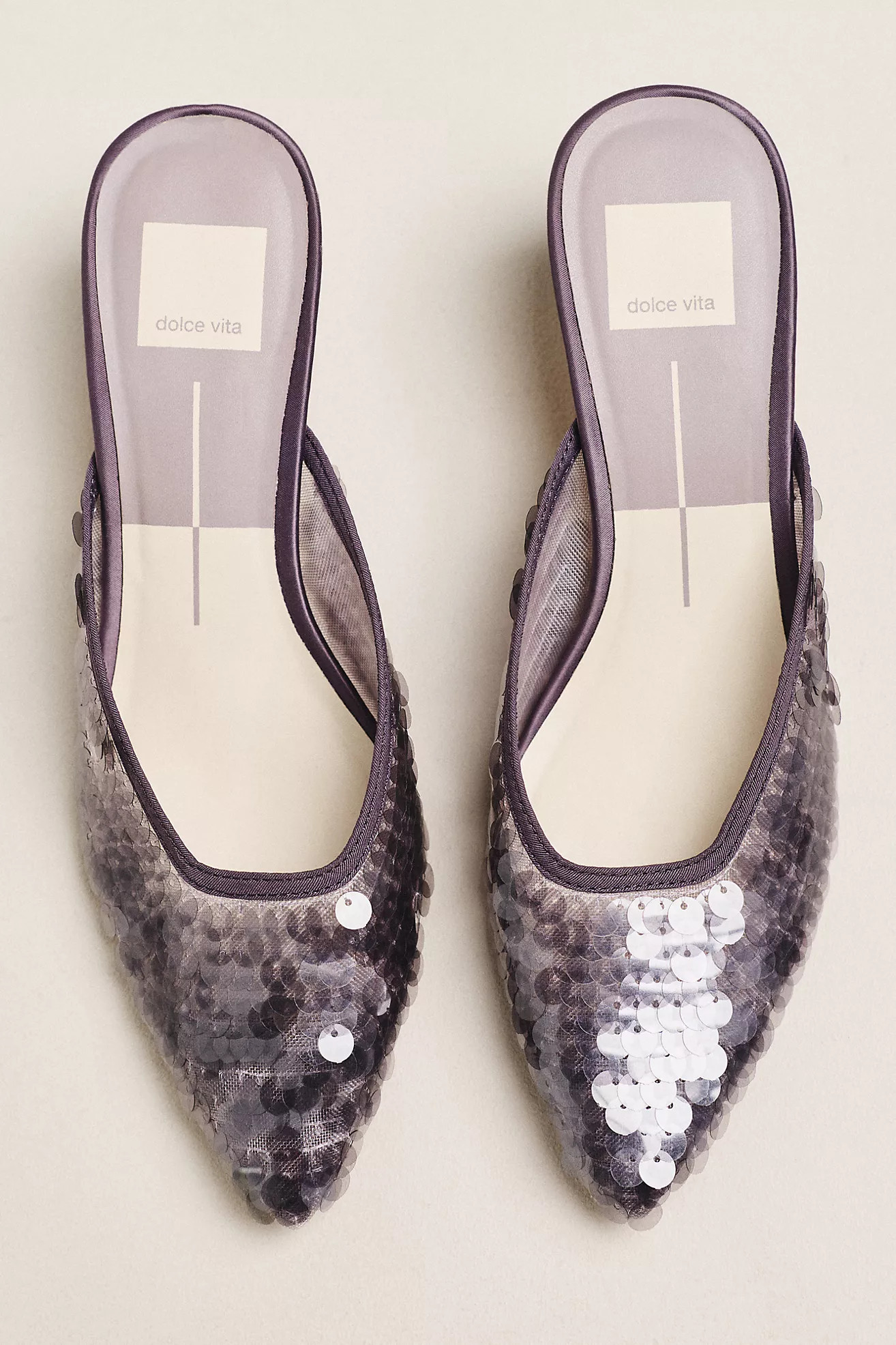 Dolce Vita Cleo Sequin Mule Heels | Anthropologie (US)