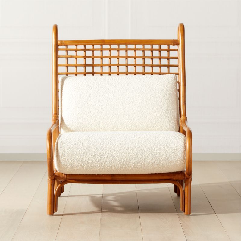 Ouen Rattan Accent Chair + Reviews | CB2 | CB2