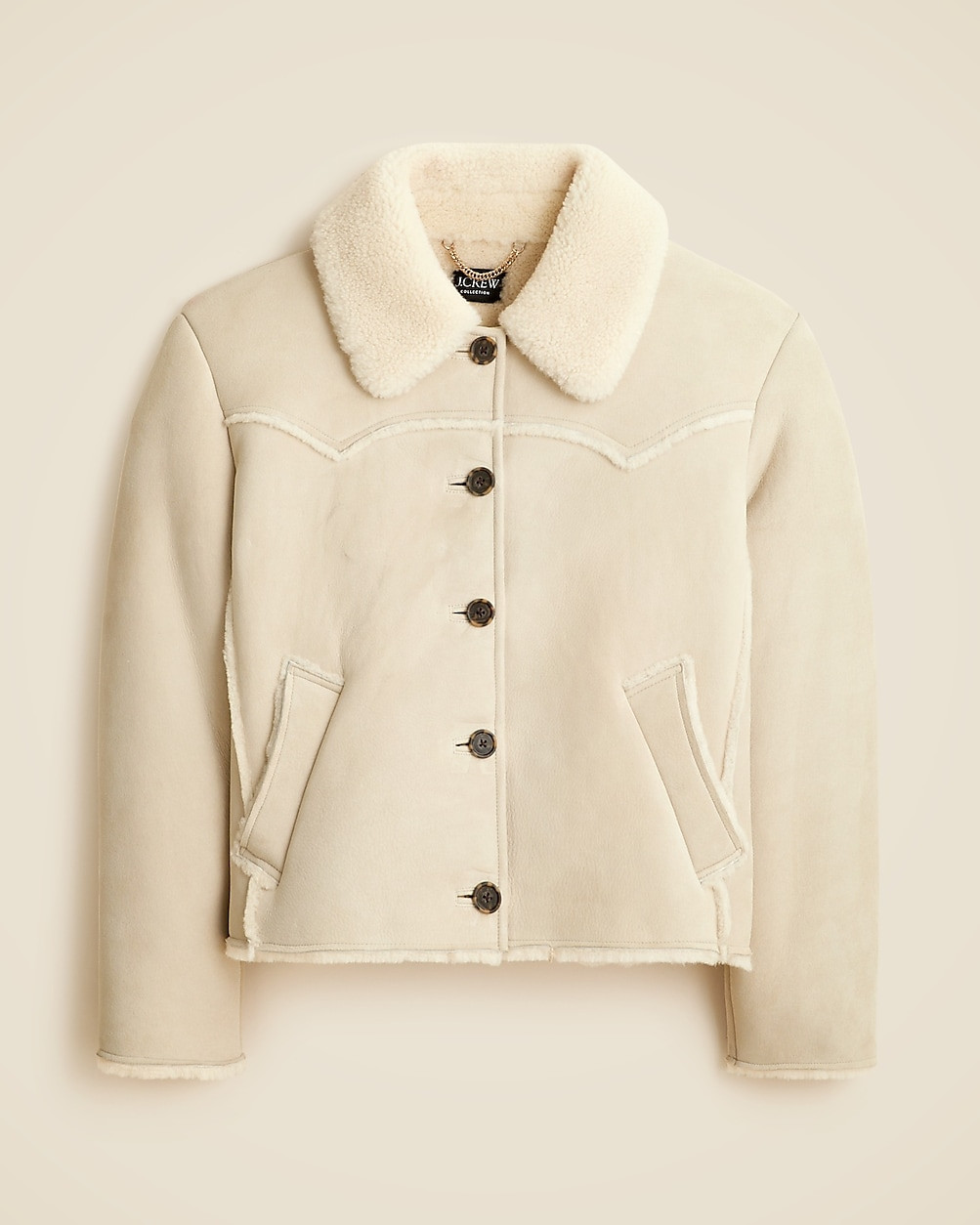 Collection shearling jacket | J. Crew US