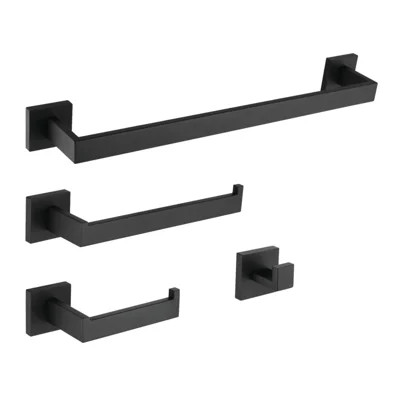Kingston Brass Lasdun 4-Piece Bathroom Hardware Set | Wayfair North America