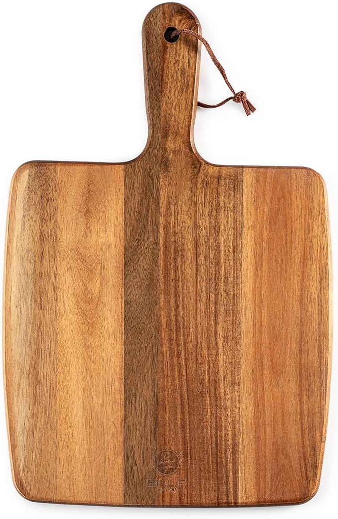 Acacia Wood Cutting Board - Wooden Kitchen Cutting Board for Meat, Cheese, Bread,Vegetables &Frui... | Amazon (US)
