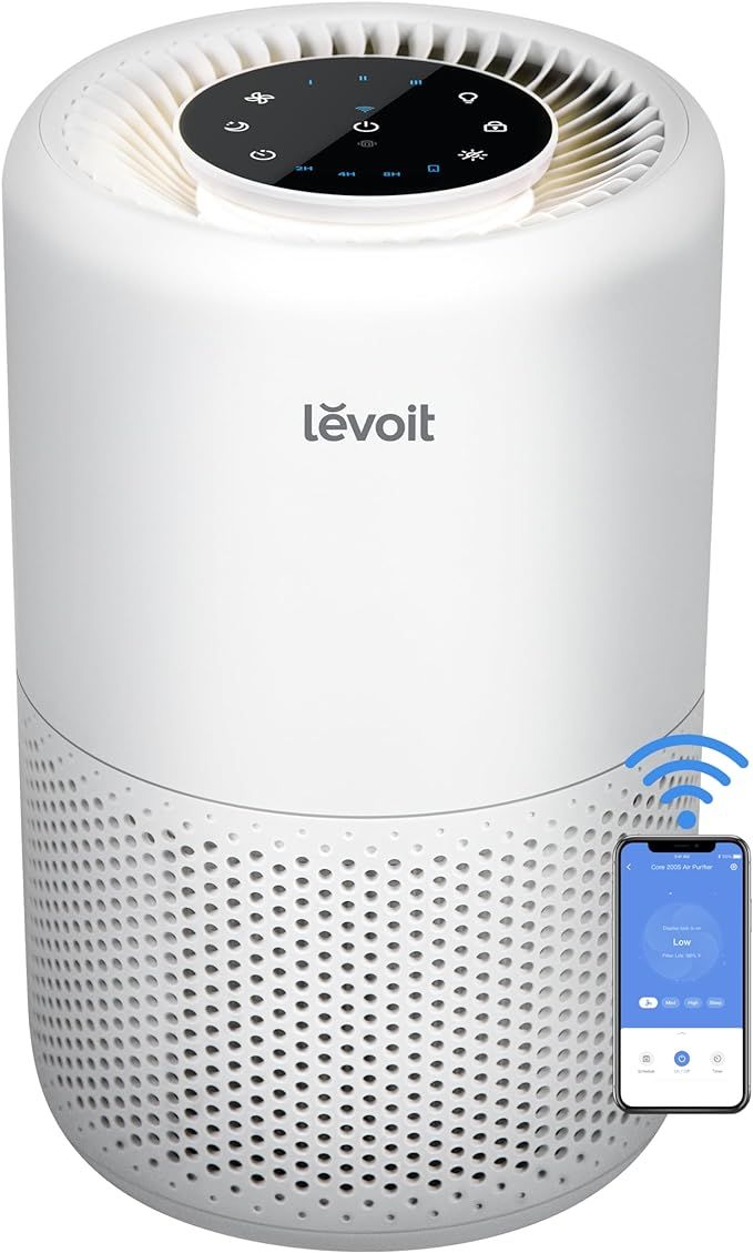 LEVOIT Air Purifier for Home Bedroom, Smart WiFi Alexa Control, Covers up to 915 Sq.Foot, 3 in 1 ... | Amazon (US)