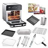 GoWISE USA GW44805 Ultimate 14.7-Quart Air Fryer Grill with Dual Heating Elements & Oven with Rotiss | Amazon (US)
