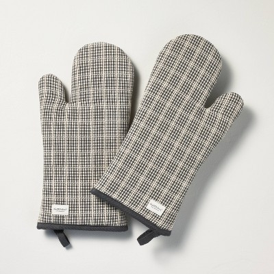 Plaid Potholders Gray/Natural - Hearth & Hand™ with Magnolia | Target