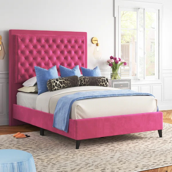 Janiya Upholstered Bed | Wayfair North America