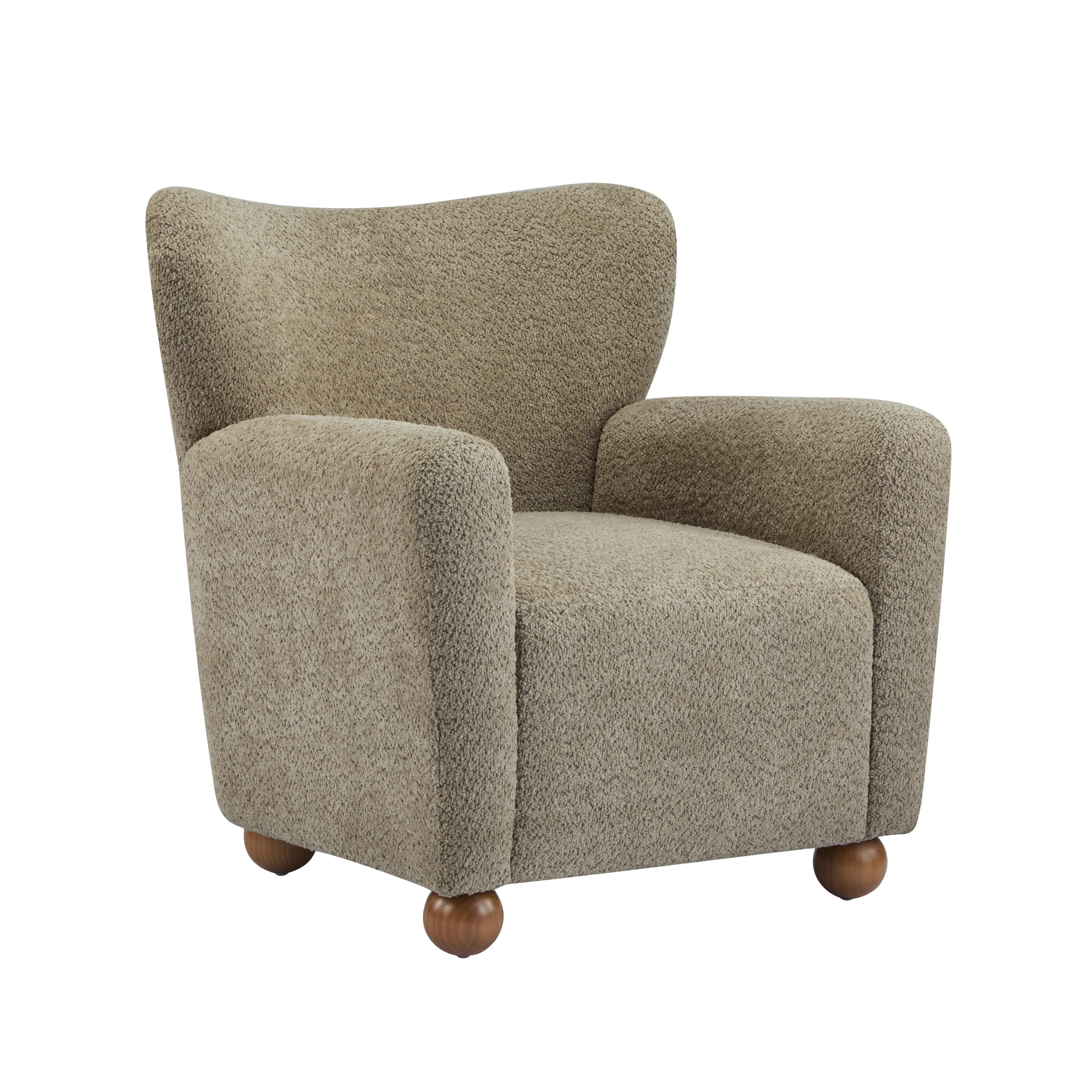 Alonzo Upholstered Accent Chair With Solid Wood Legs | Wayfair North America