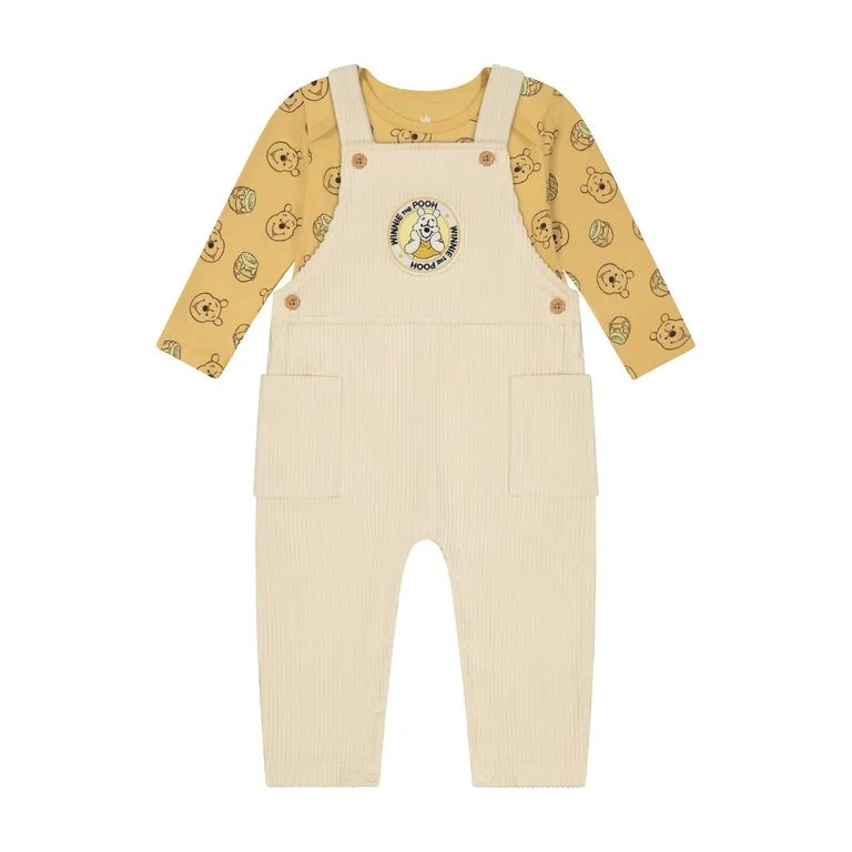 Baby Boy Winnie the Pooh Overall Set, Sizes 0-24 Months | Walmart (US)