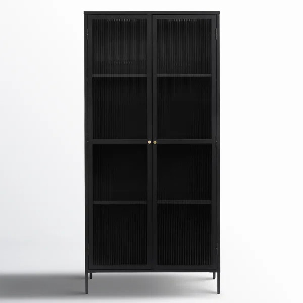 Arnika 75" Fluted Glass Dining Cabinet | Wayfair North America