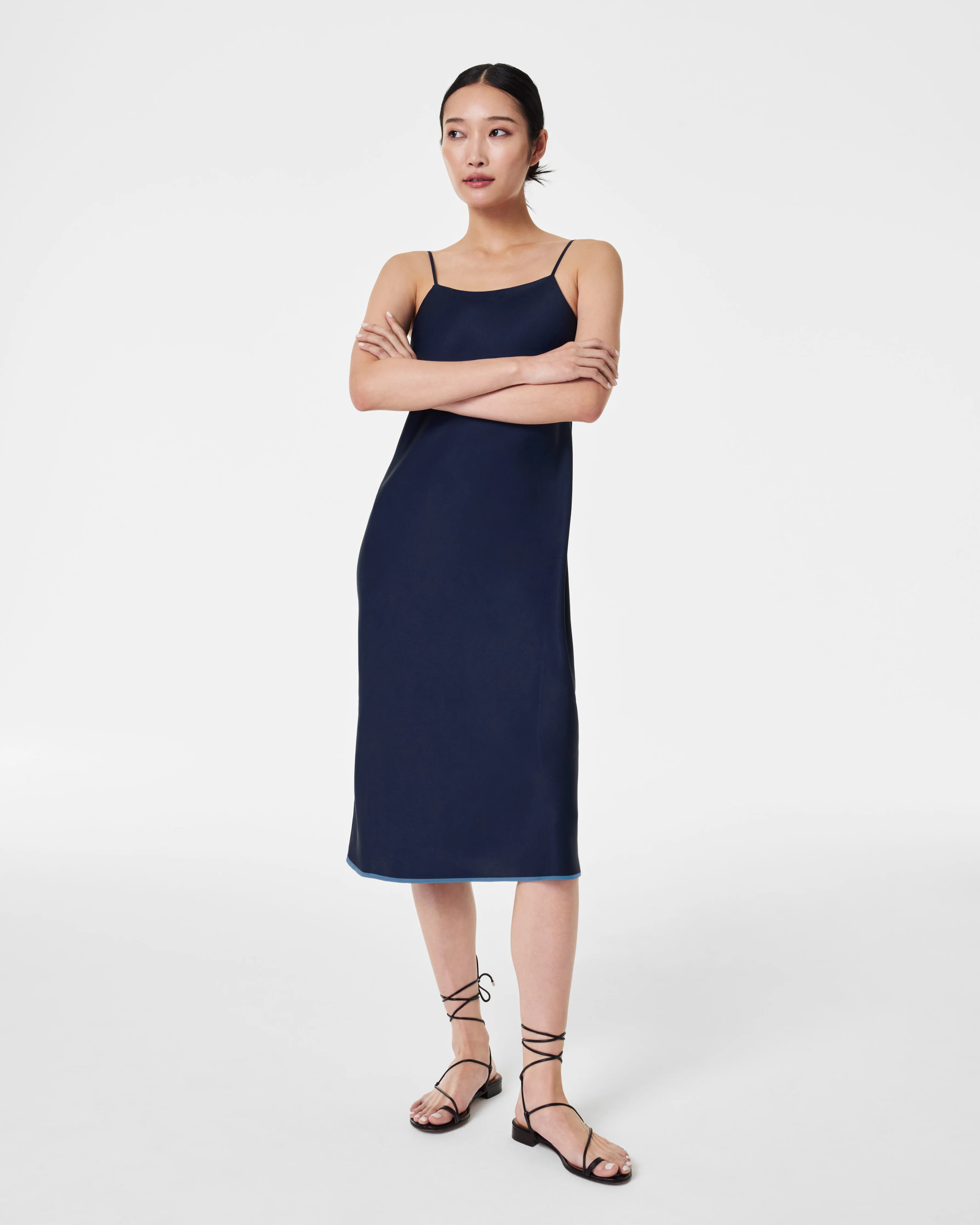 Carefree Crepe Reversible Slip Dress | Spanx