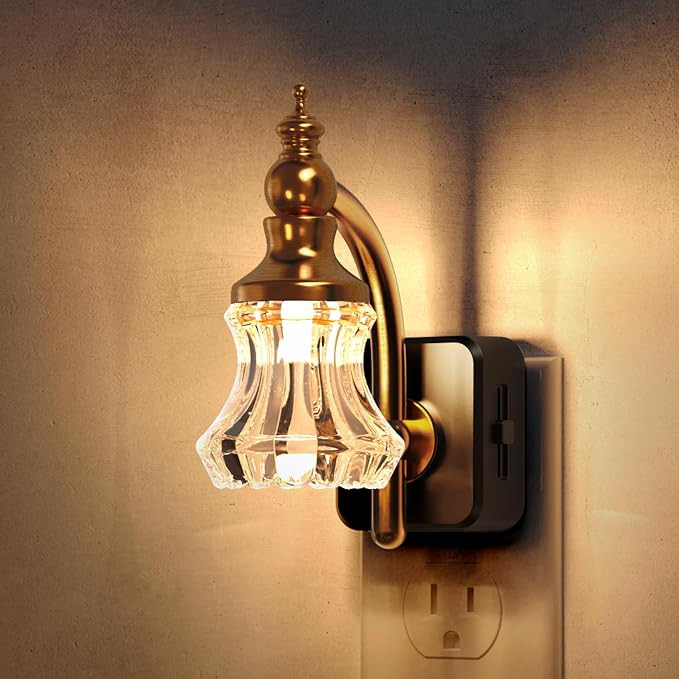 L LOHAS LED Night Lights Plug into Wall, 3000K Soft White LED, Flower Night Lights with Dusk to D... | Amazon (US)