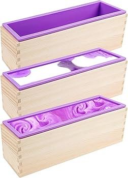 3 Pack 42oz Silicone Soap Molds, Flexible Rectangular Silicone Soap Making Tools Soap Molds Set D... | Amazon (CA)
