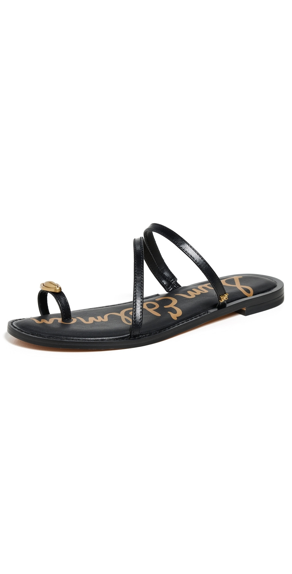 Sam Edelman Harlyn Toe Ring Sandals Black 9 | Shopbop
