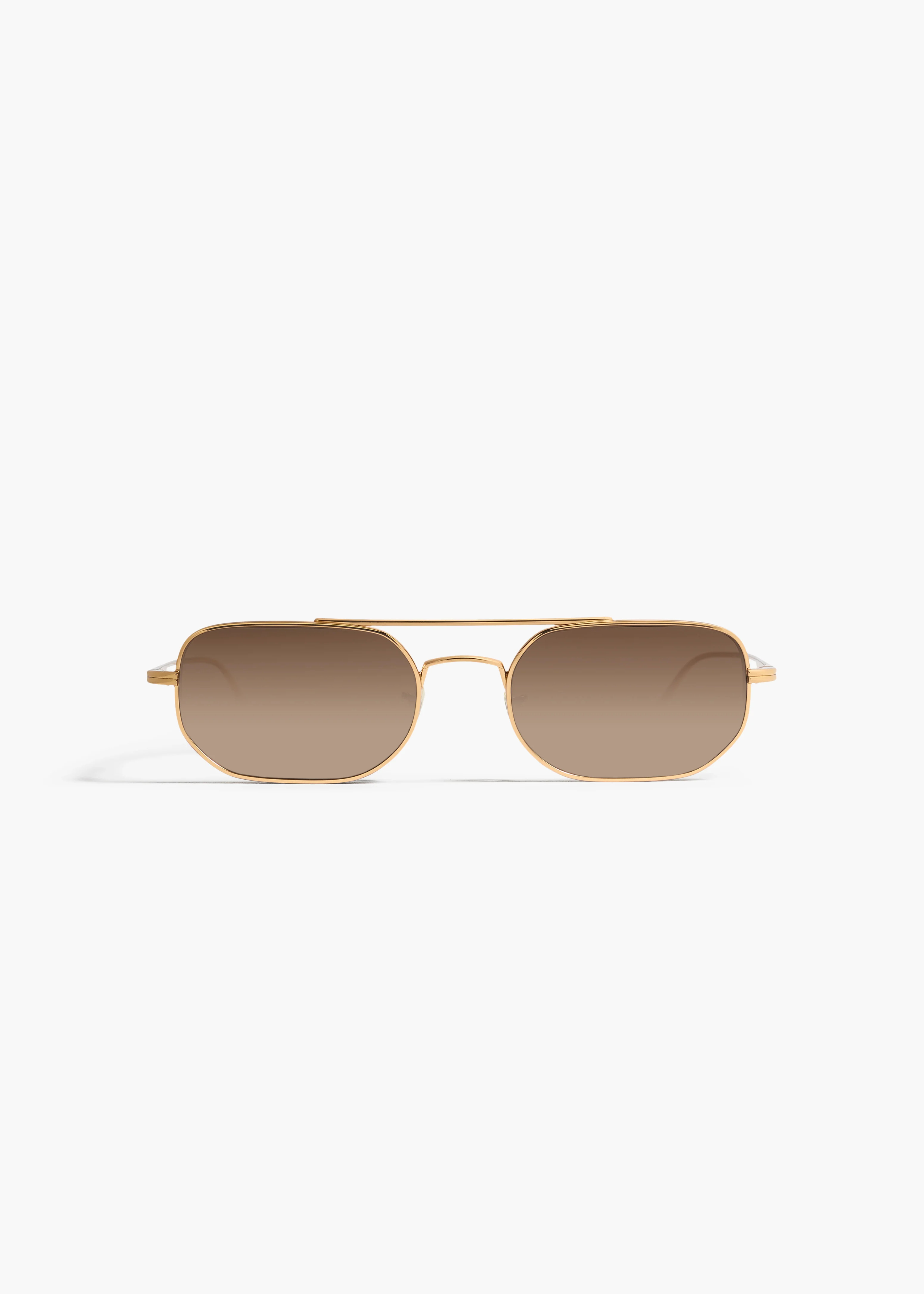 KHAITE - Khaite X Oliver Peoples 1989C In Gold And Dark Brown | Khaite