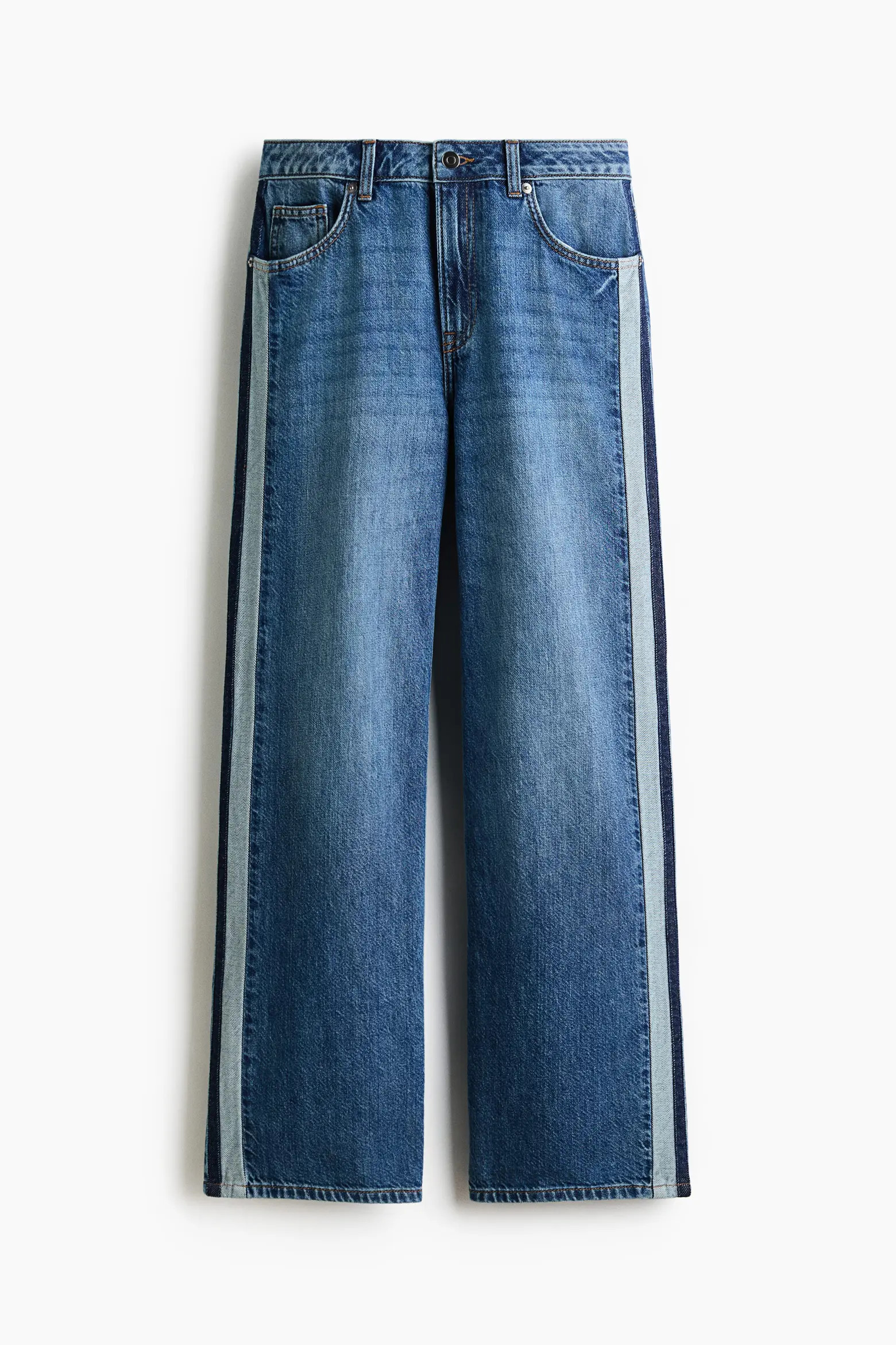 Wide Regular Side-striped Jeans (Women) | Nordstrom | Nordstrom