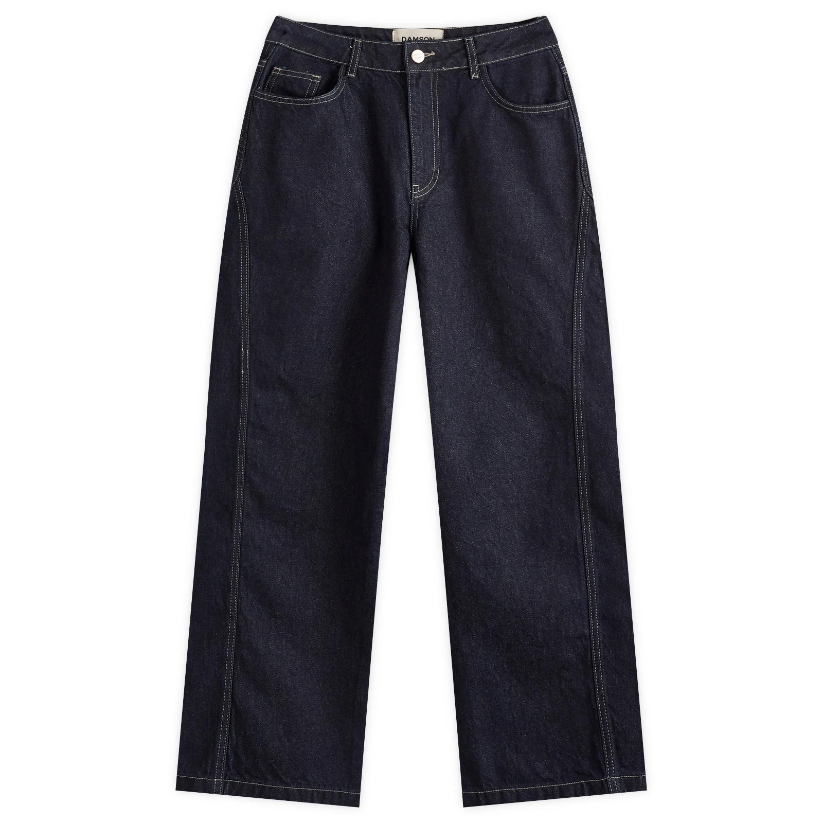 Damson Madder Women's Dion Jeans Dark Indigo | END. Clothing
