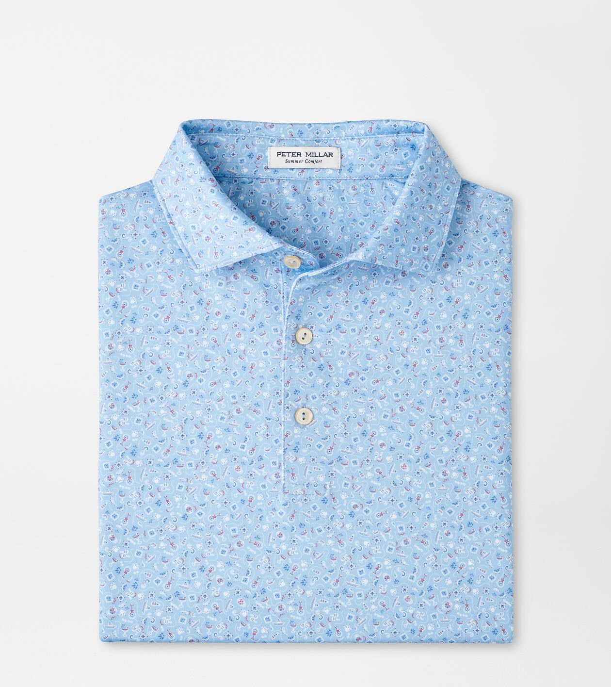Day Of The Dead Performance Jersey Polo | Peter Millar