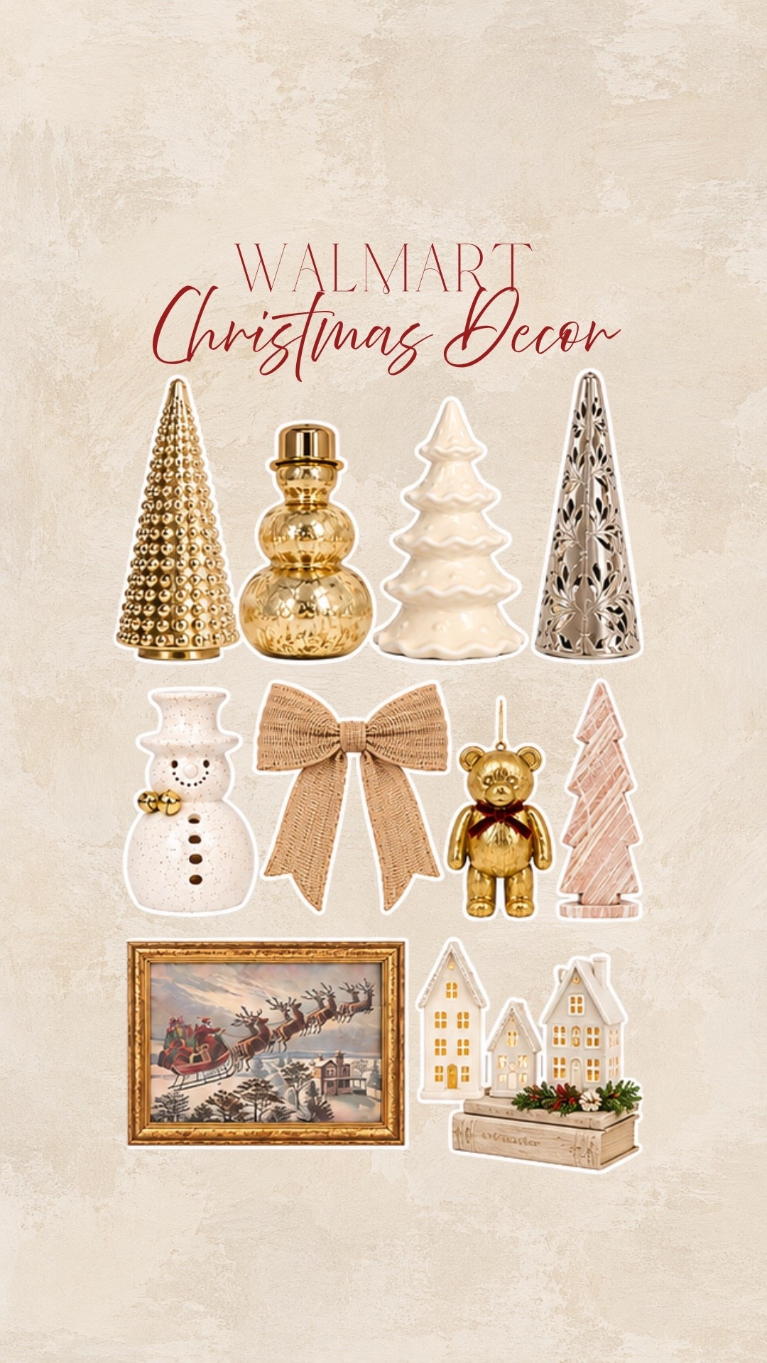 Walmart Christmas decor