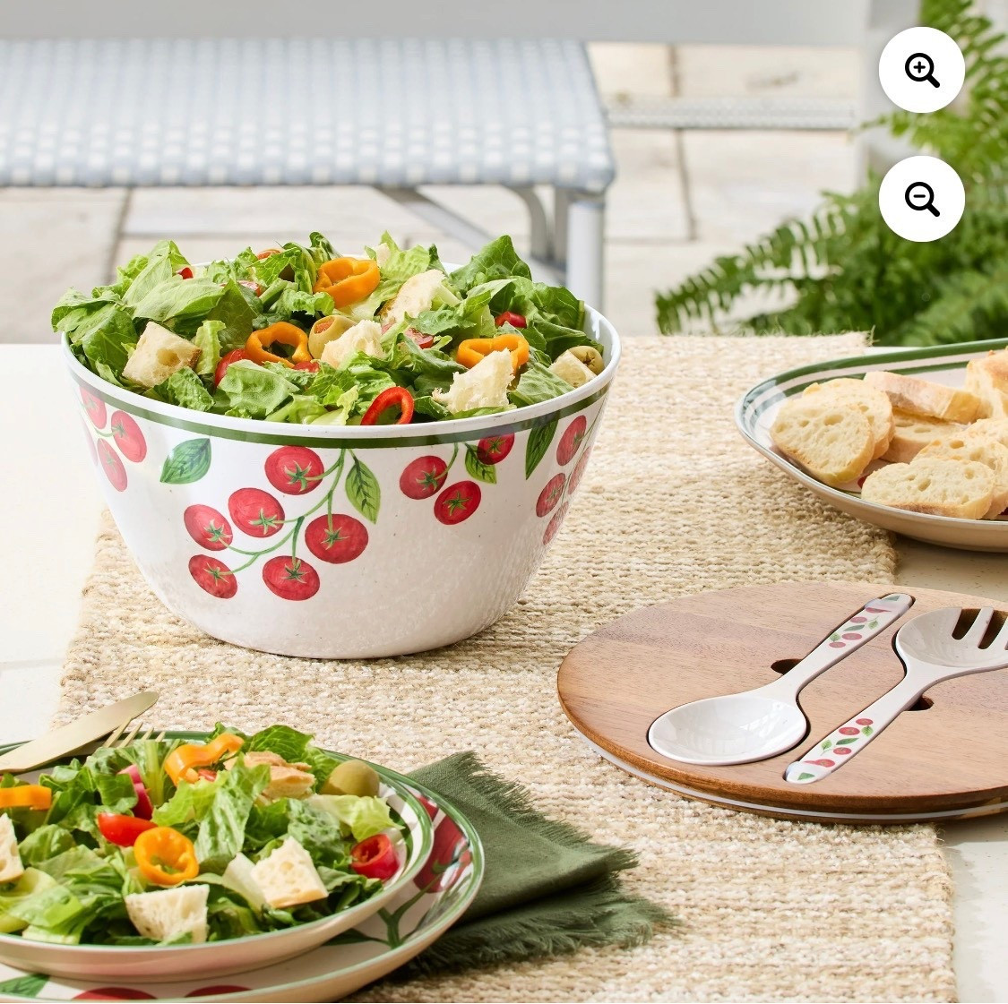 Refresh your kitchen and gathering space with our Better Homes and Gardens Bamboo Melamine Tomato Salad Bowl with Acacia Wood Lid and Utensil Set. Featuring durable materials such as body-ecochoice(55%bamboo+45%melamine), lid-100%acacia wood, this piece is created to make everyday moments feel more intentional. A versatile piece you'll reach for day after day

#LTKSeasonal #LTKHome #LTKdayinmylife