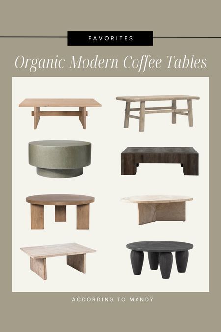 Organic modern coffee tables I’m loving 

#LTKFind #LTKhome #LTKSale