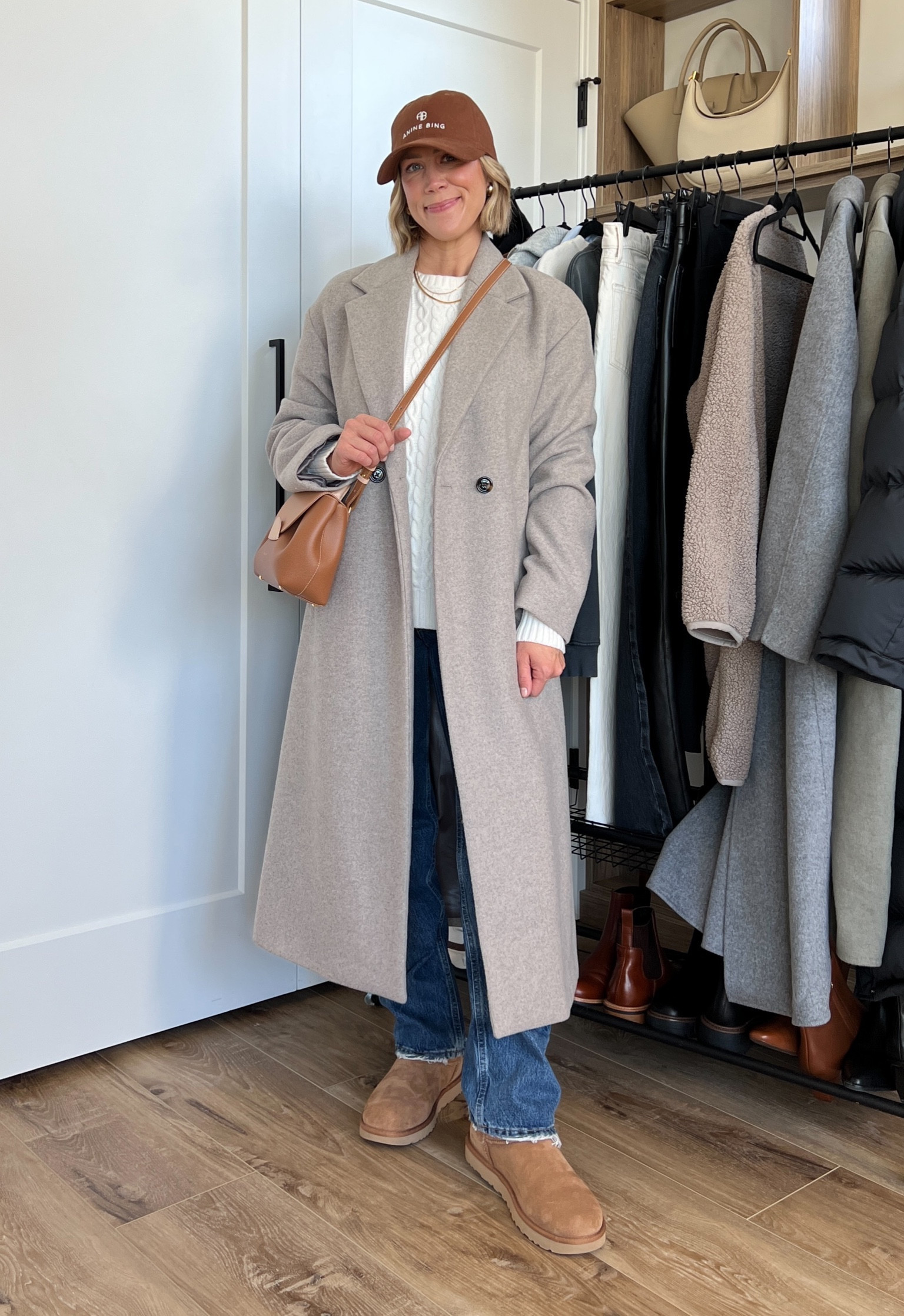 Wearing small cable knit sweater, 25 jeans (sized down), small coat, boots tts 

#LTKfindsunder100 #LTKSeasonal #LTKfindsunder50