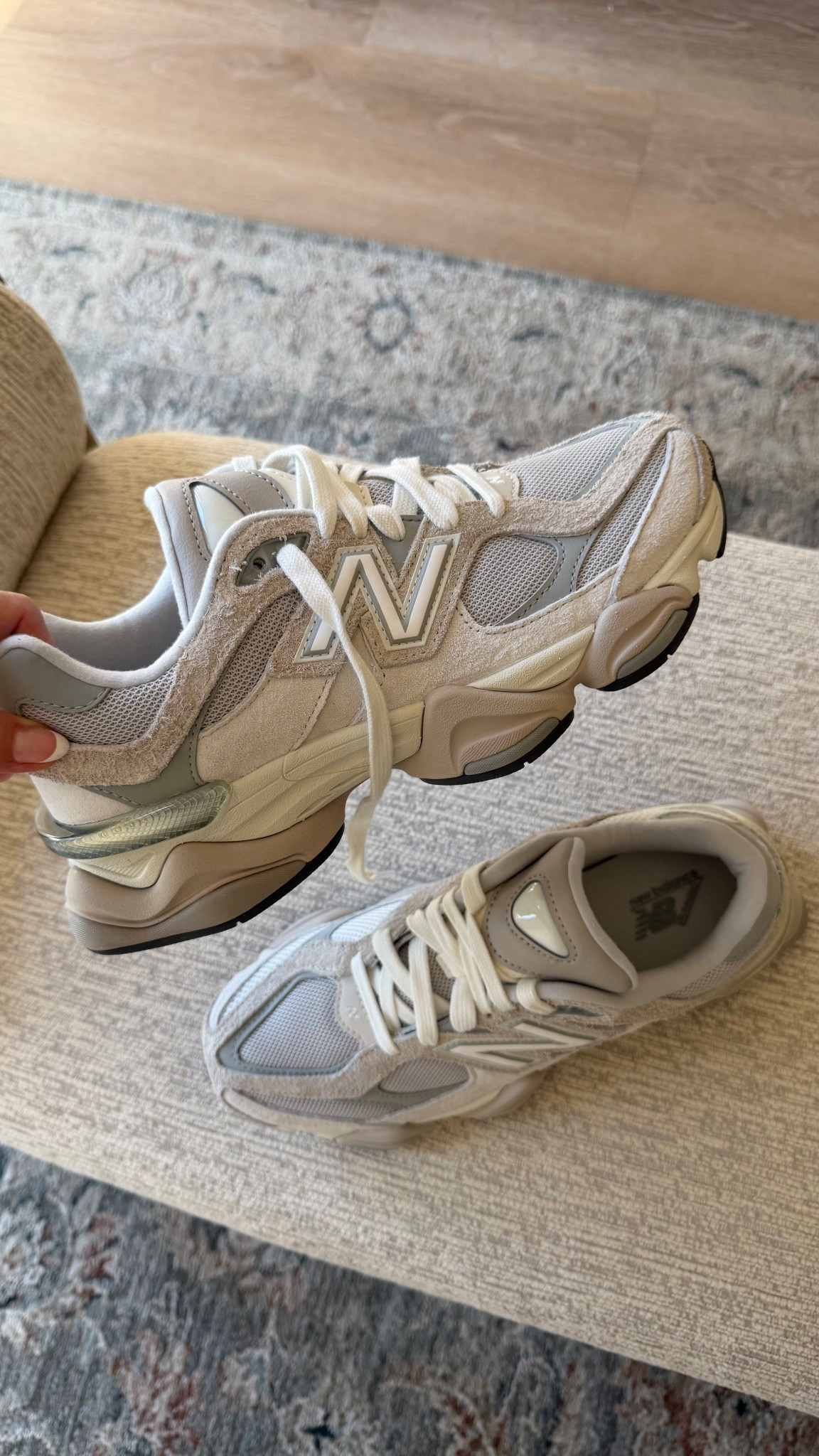 New balance 9060 sneakers. Very comfortable and flattering on the foot. True to size 



#LTKActive #LTKootd #LTKgrwm