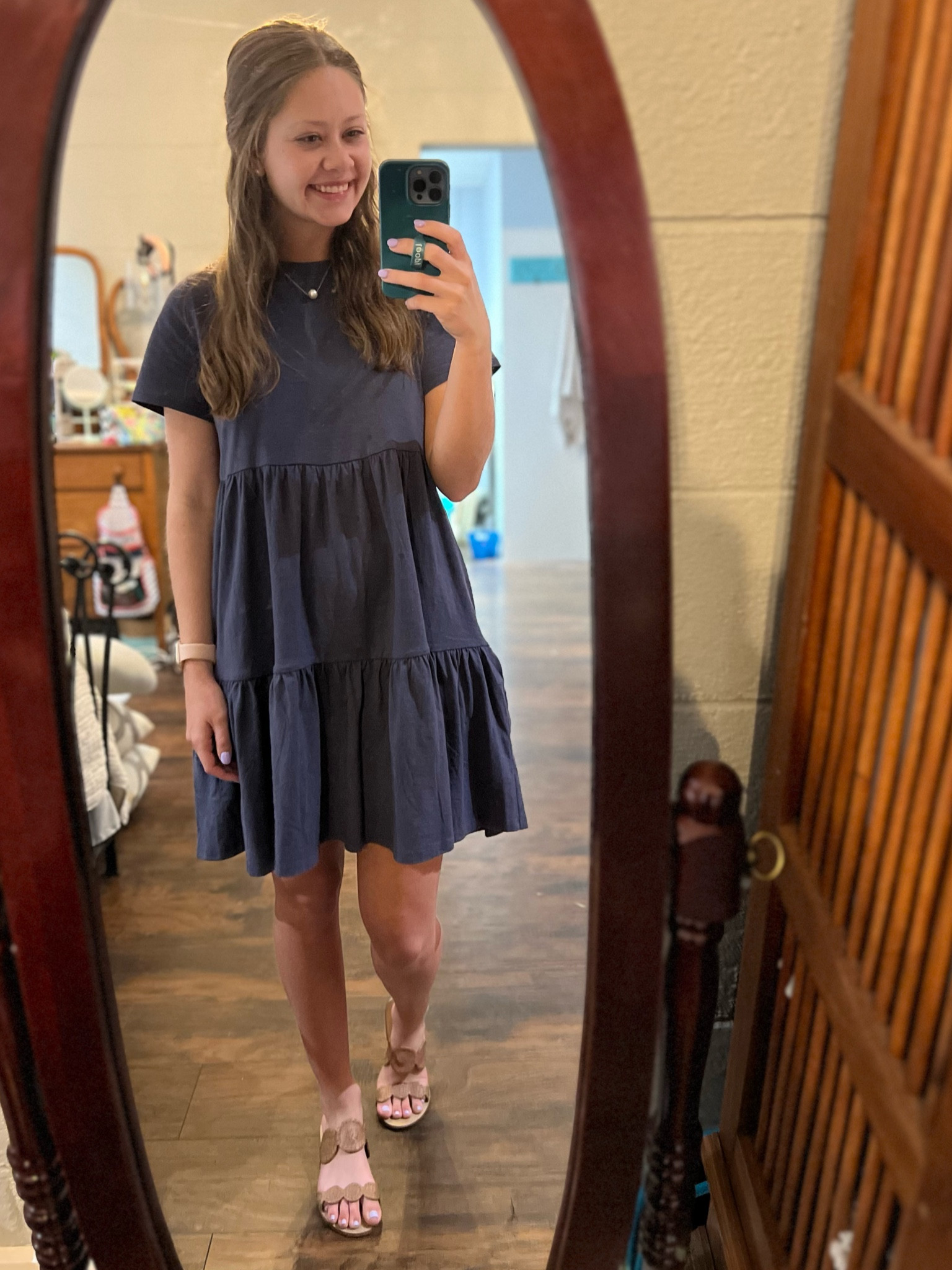 old navy sundress dress with pockets - church, school, work, lunch

#LTKstyletip #LTKfit #LTKSeasonal