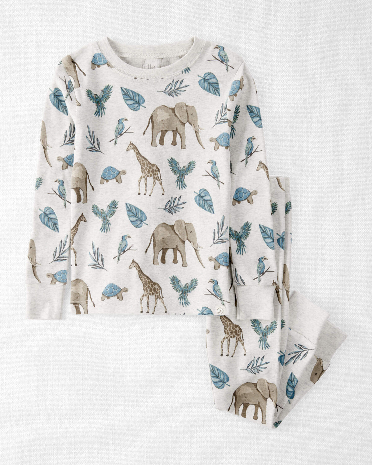 Toddler Safari Print Organic Cotton 2-Piece Pajamas - Little Planet | Carter's | Carter's Inc