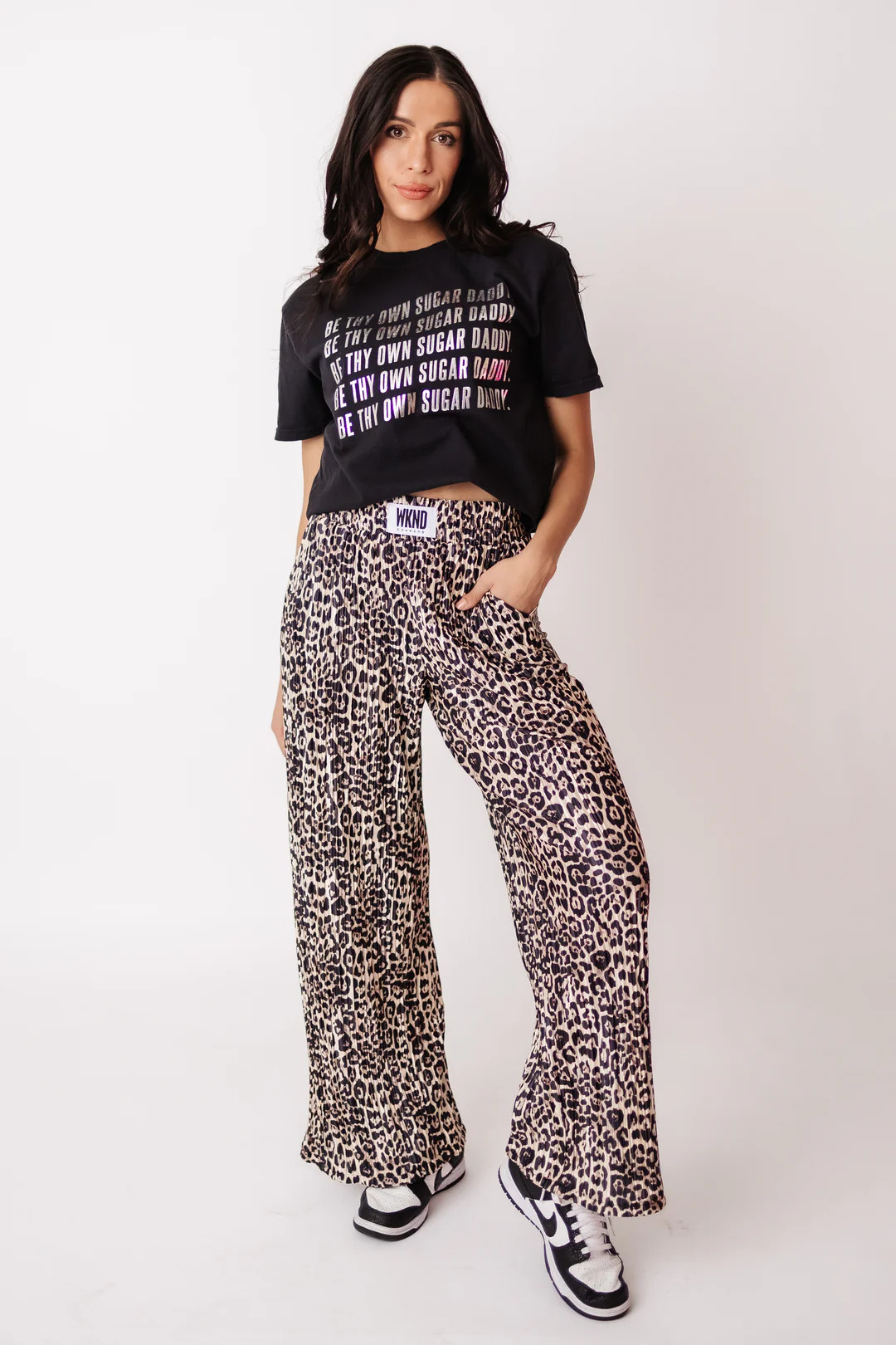 Leopard Plisse Pants | WKNDchasers