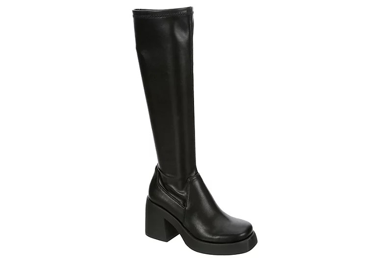 Madden Girl Womens Lax Tall Boot - Black | Rack Room Shoes