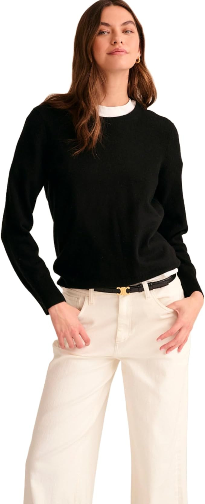 NAADAM Womens The Original Cashmere Crewneck Sweater | Amazon (US)