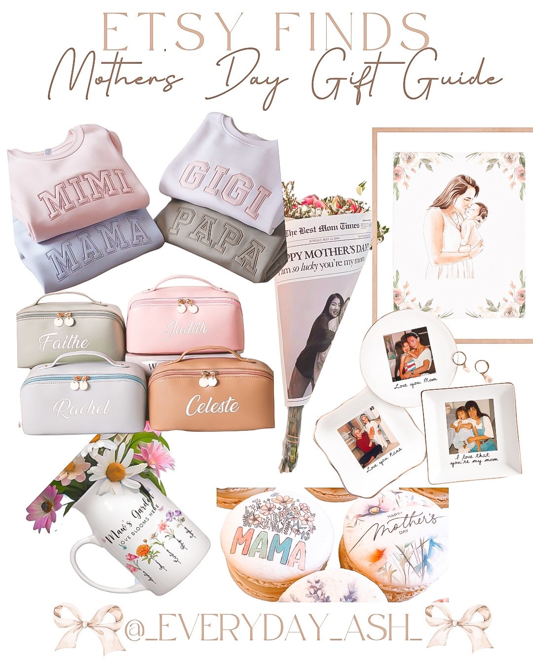 Mother’s Day gift guide 🩷

Etsy finds, gifts for mom, family portrait, monogrammed sweatshirt, personalized makeup bag, newspaper flower wrap, jewelry dish, floral vase, gifts for grandma, personalized cookies 

#LTKFindsUnder50 #LTKGiftGuide #LTKStyleTip