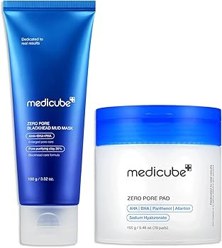 medicube All-in-One Duo for Pore and Skin Texture Care: Zero Pore Pads 2.0 and Zero Pore Blackhea... | Amazon (US)