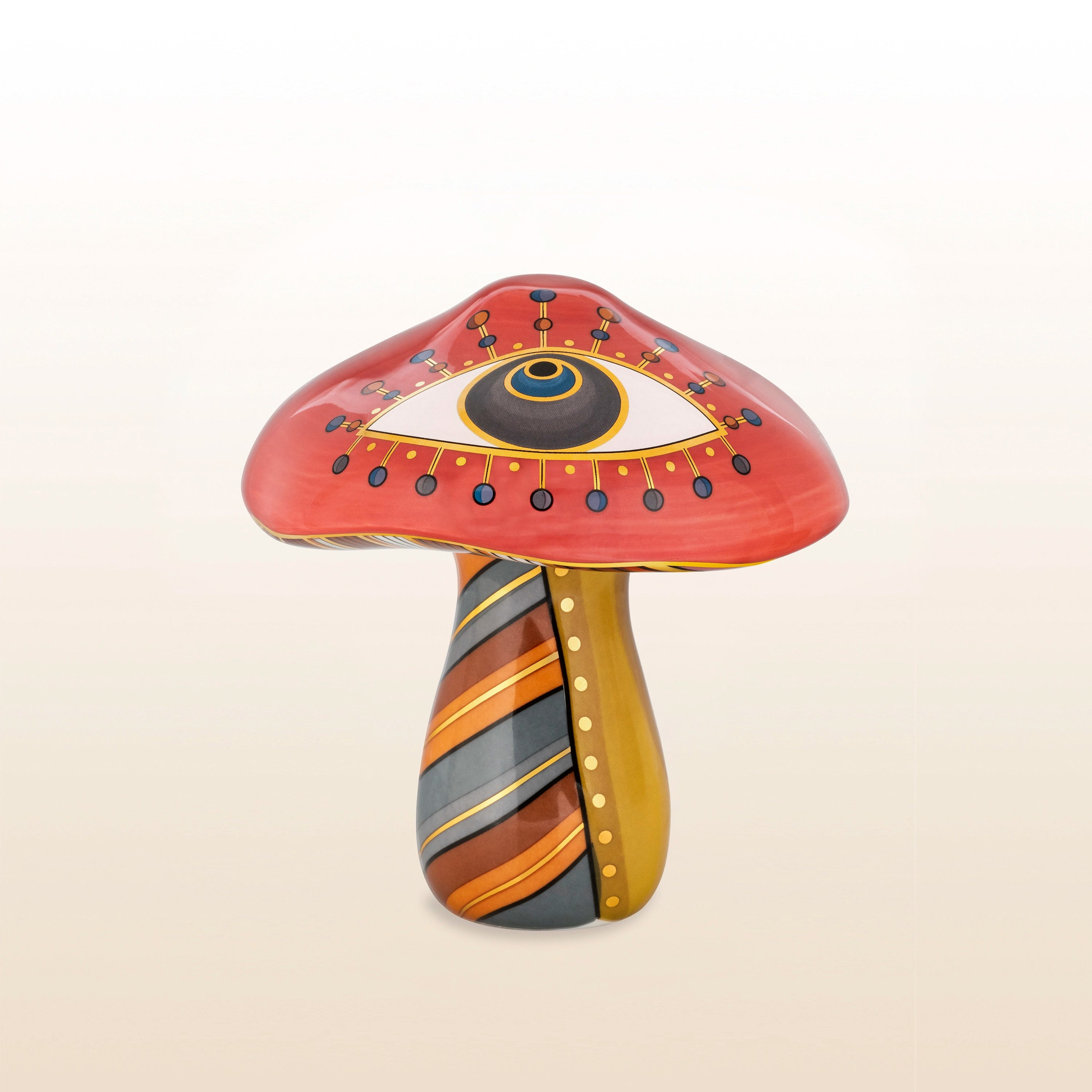 Insightful Journey - Evil Eye Mushroom Statue | Karma and Luck