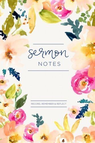 My Sermon Notes Journal: An Inspirational Worship Tool To Record, Remember And Reflect: Modern Ca... | Amazon (US)