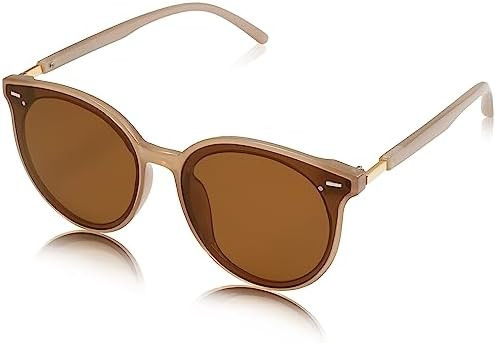 SOJOS Sunglasses Womens Trendy 2025 Classic Round Retro Vintage Shades Large Frame Sunnies SJ2067 | Amazon (US)