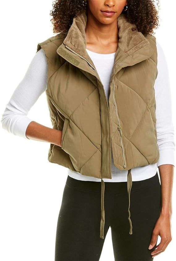 FP Movement by Free People Womens No Chill Quilted Outerwear Vest Green S | Amazon (US)