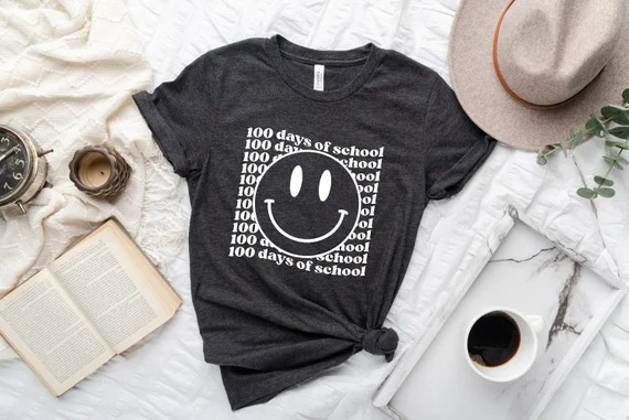 100 Days of School Shirt Smile 100 Magical Days Tee | Etsy | Etsy (US)