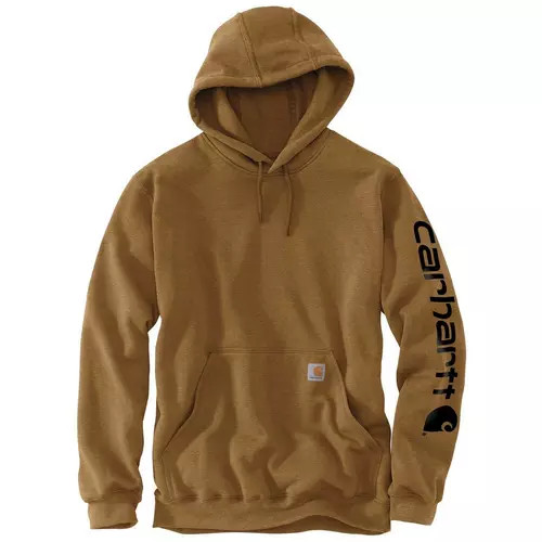 Men's Carhartt Loose Fit Midweight Logo Sleeve Graphic Hoodie | Scheels Sports
