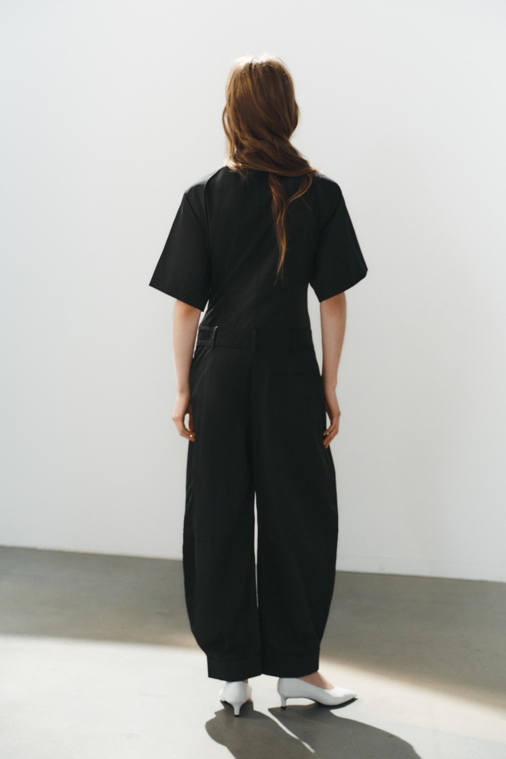 GABARDINE JUMPSUIT | Zara US