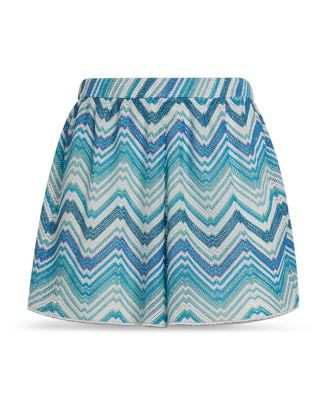 ZigZag Woven Knit Shorts | Bloomingdale's (US)