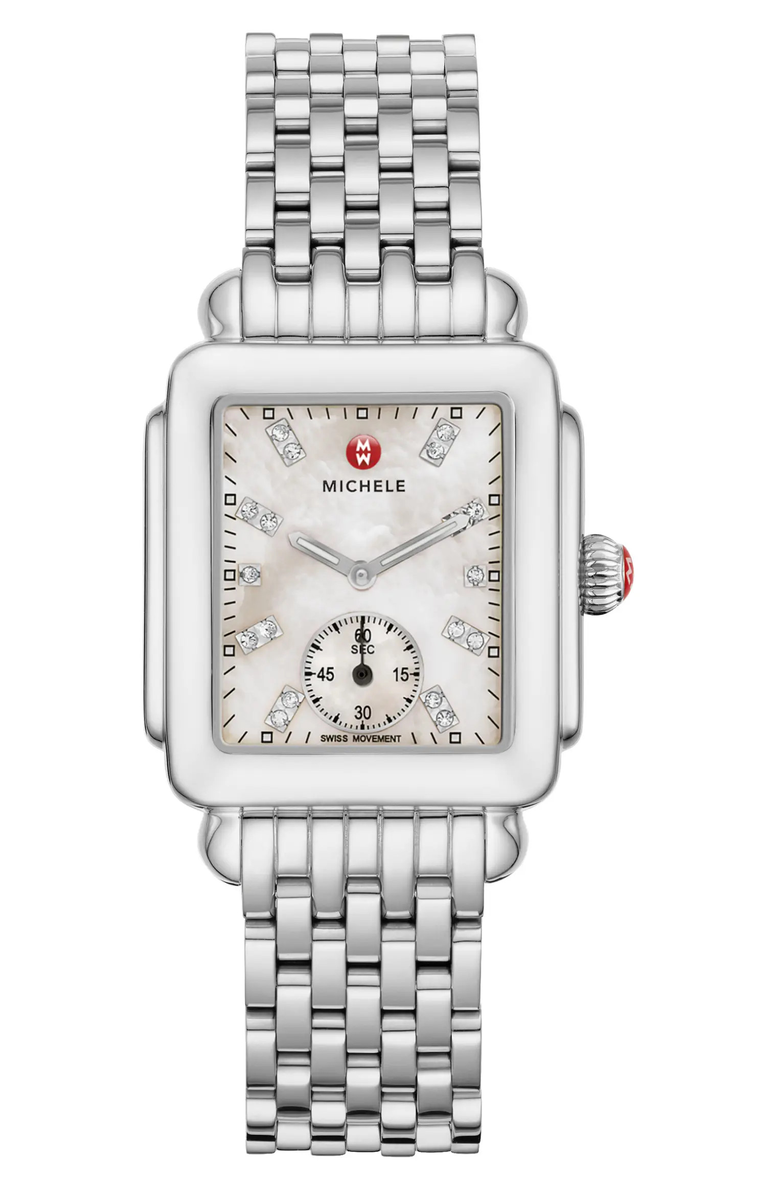 Deco Mid Diamond Dial Watch Head & Bracelet, 29mm | Nordstrom