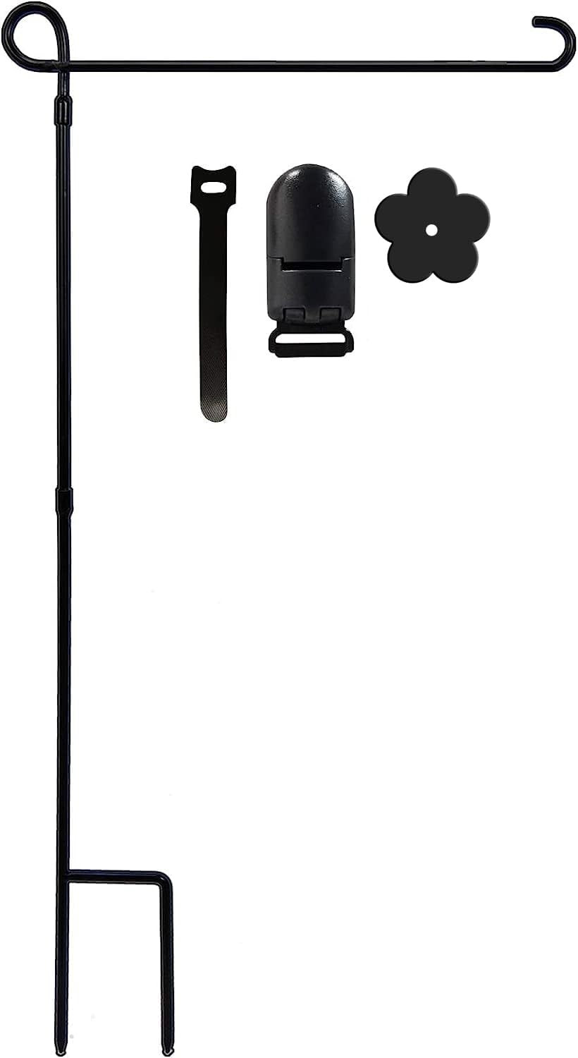 YEAHOME Garden Flag Holder Stand, Premium Yard Flag Holder Weather-Proof Metal Powder-Coated Flag... | Amazon (US)