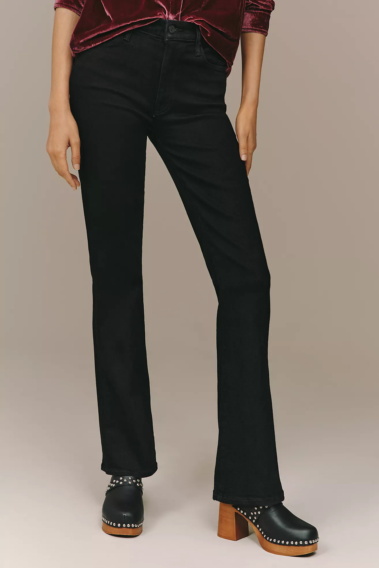 MOTHER The Weekender Mid-Rise Flare Jeans | Anthropologie (US)