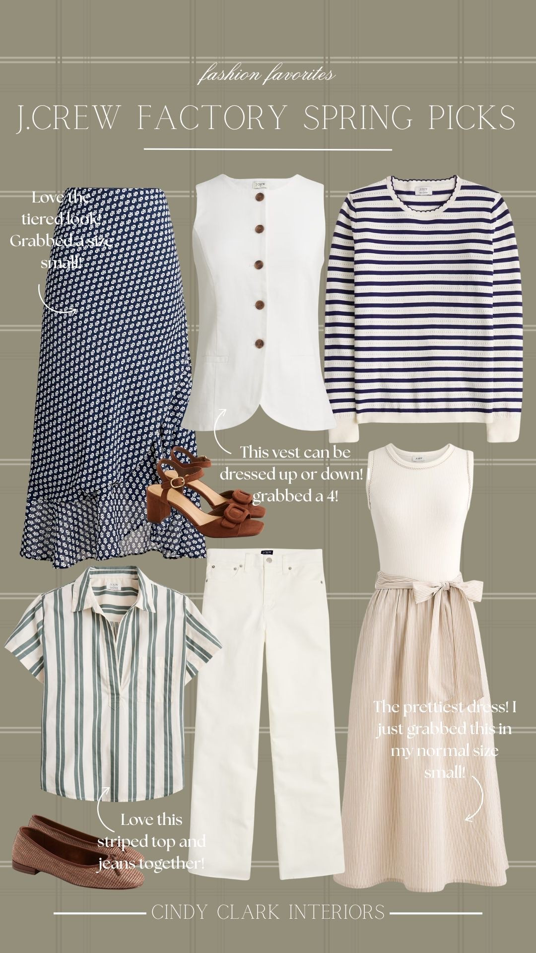 The cutest new finds from J.Crew Factory for the spring season! I'm loving how transitional these styles are—from business to church, and any casual events in between. The colors are so beautiful and timeless, too. 