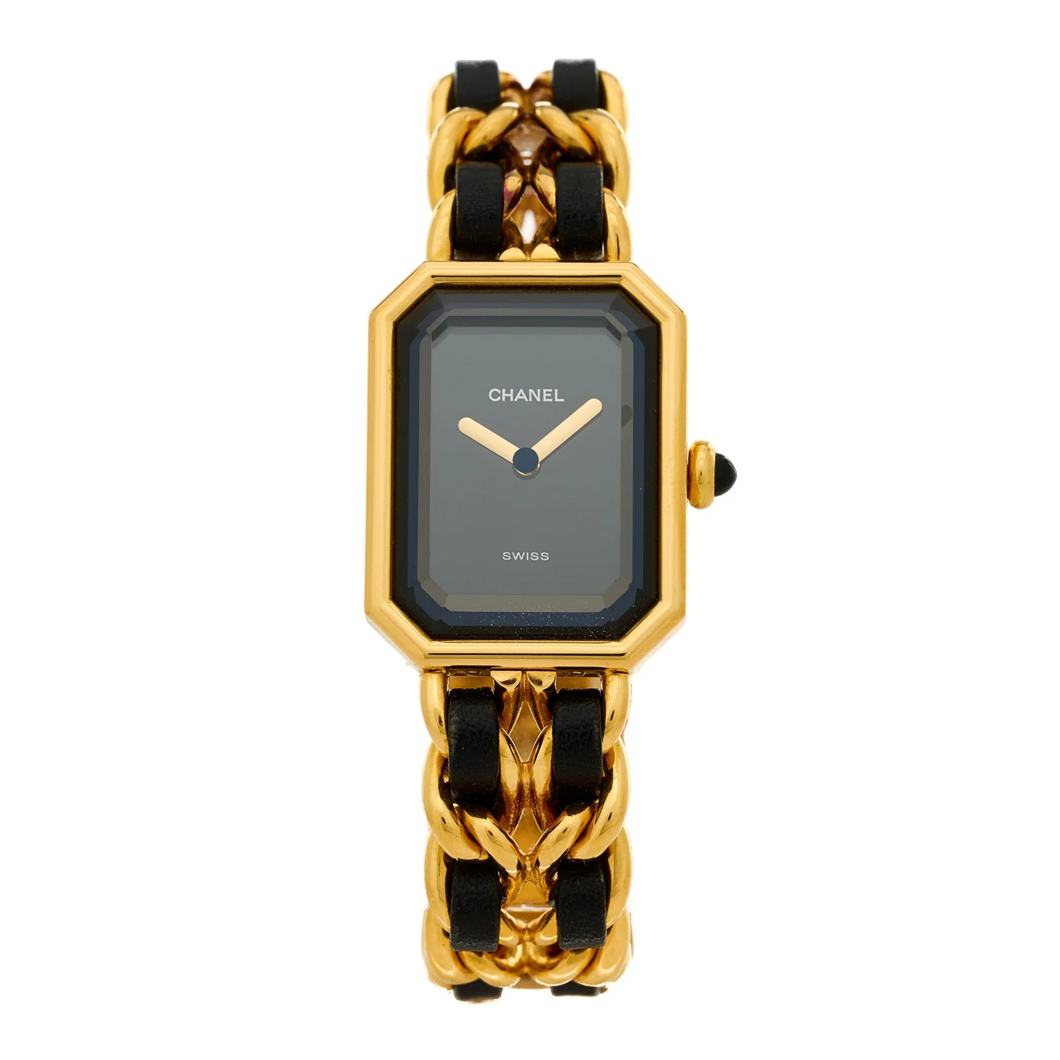 Stainless Steel Lambskin 20mm Chain Premiere Quartz Watch Gold L | FASHIONPHILE (US)